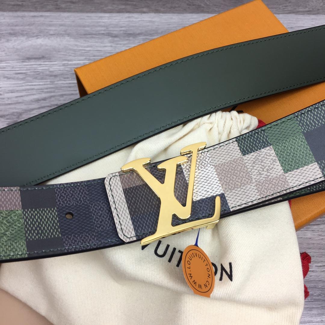 Louis Vuitton LV Mega Pixel 40mm Reversible Belt - DopestKickz