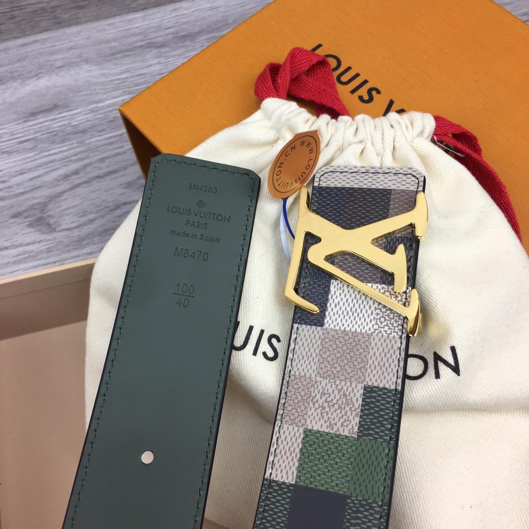 Louis Vuitton LV Mega Pixel 40mm Reversible Belt - DopestKickz