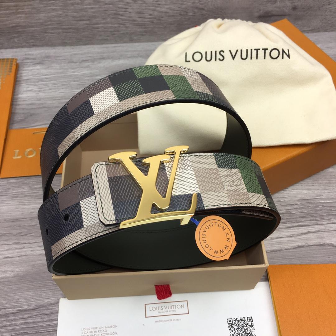 Louis Vuitton LV Mega Pixel 40mm Reversible Belt - DopestKickz