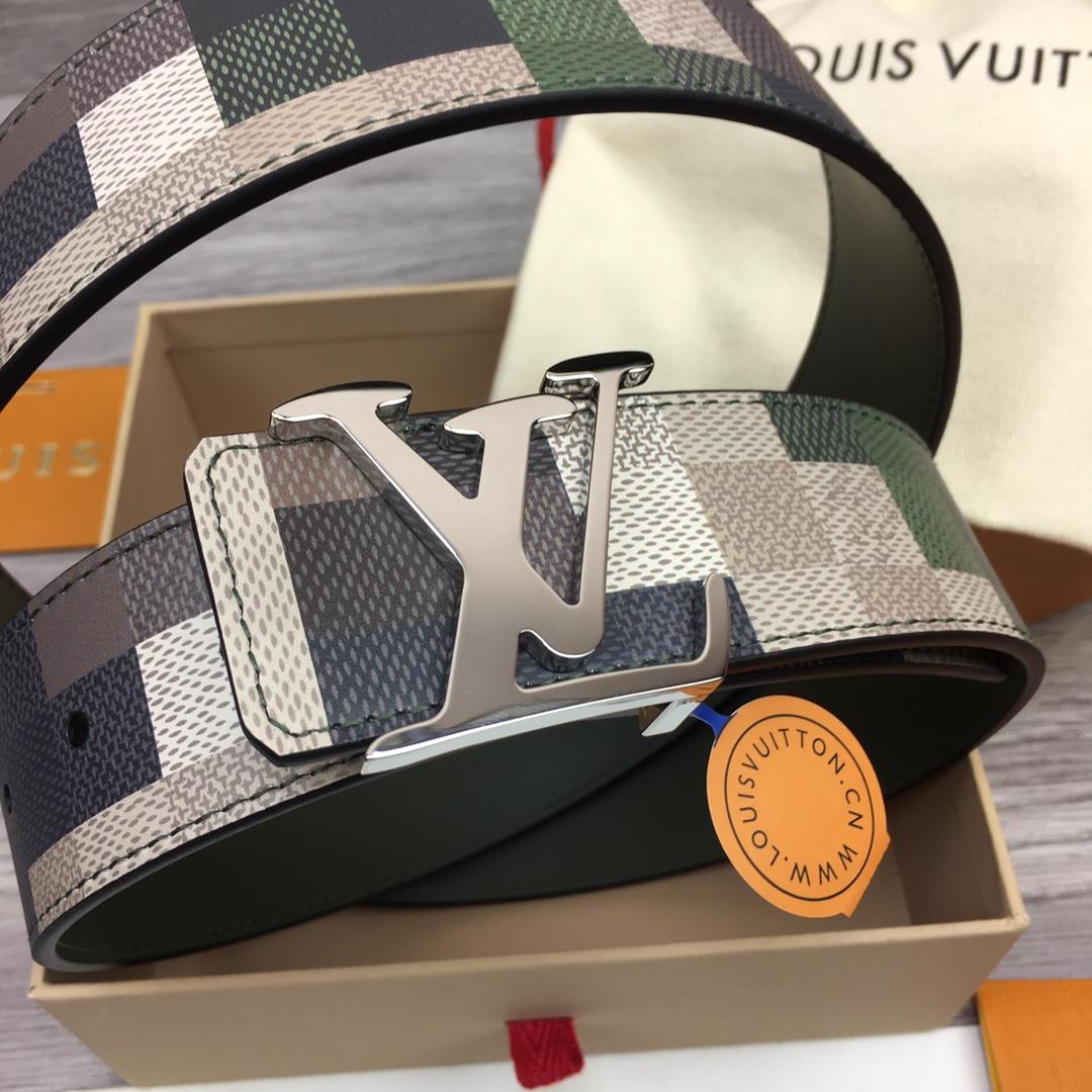 Louis Vuitton LV Mega Pixel 40mm Reversible Belt - DopestKickz