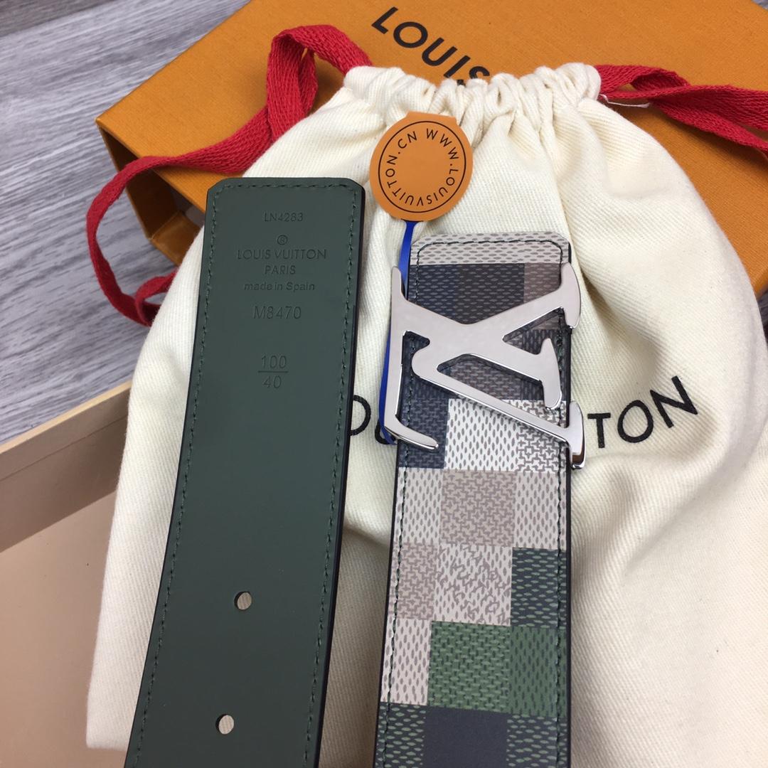Louis Vuitton LV Mega Pixel 40mm Reversible Belt - DopestKickz