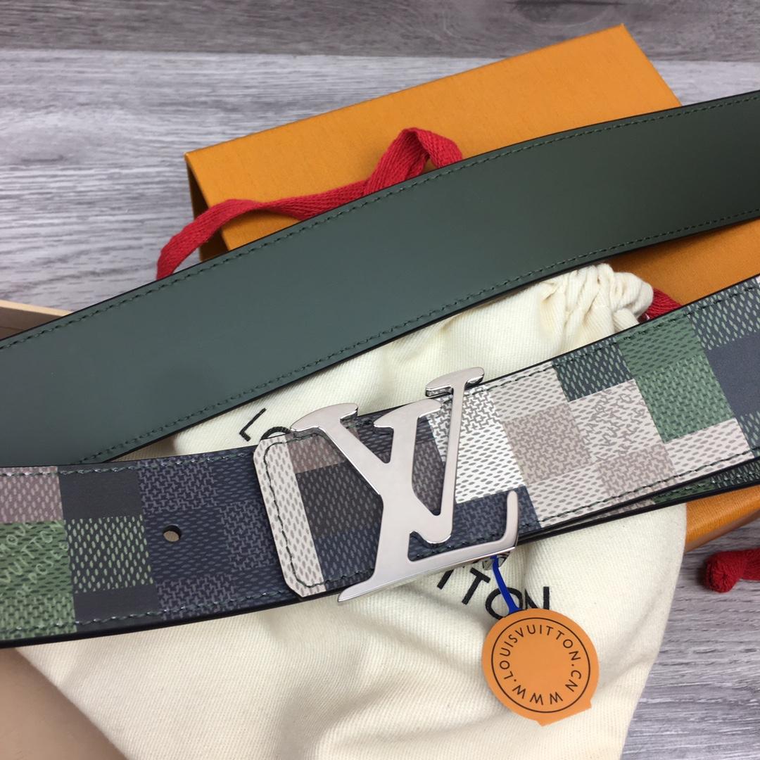 Louis Vuitton LV Mega Pixel 40mm Reversible Belt - DopestKickz