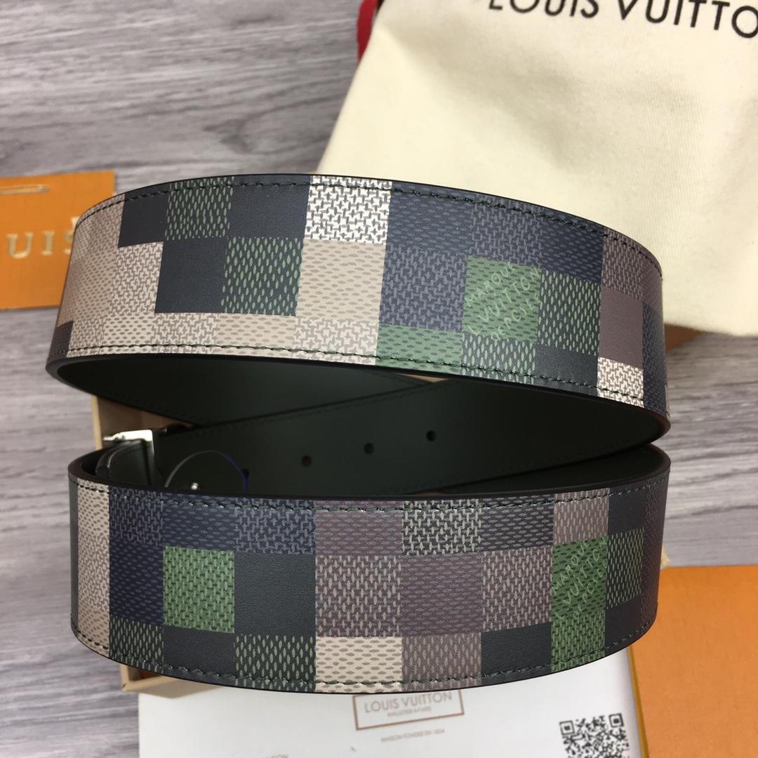 Louis Vuitton LV Mega Pixel 40mm Reversible Belt - DopestKickz