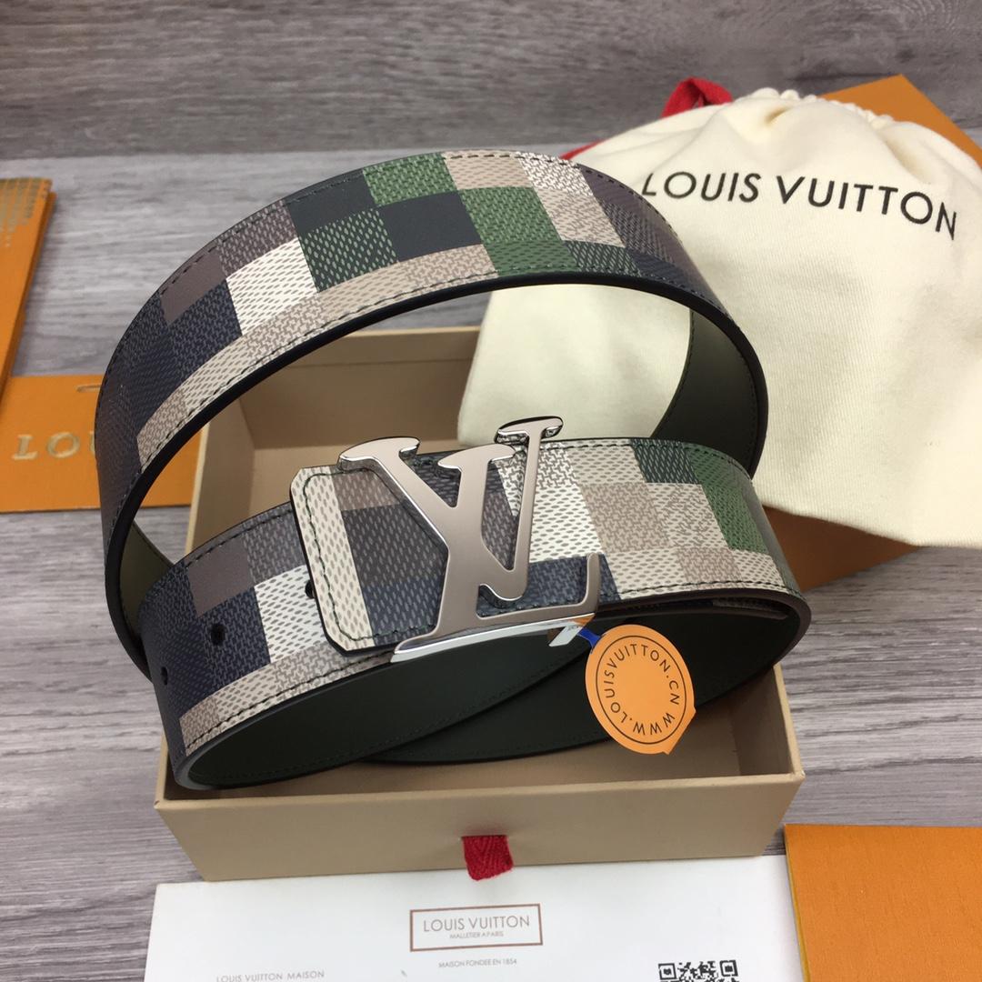 Louis Vuitton LV Mega Pixel 40mm Reversible Belt - DopestKickz