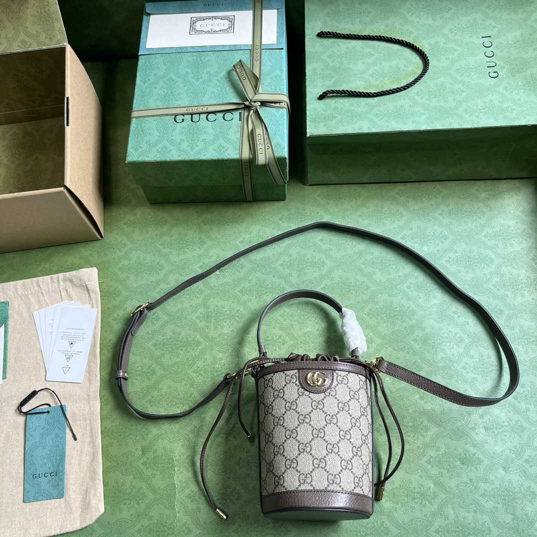 Gucci Ophidia Mini Bucket Bag  (11.5-20-8cm) - DopestKickz