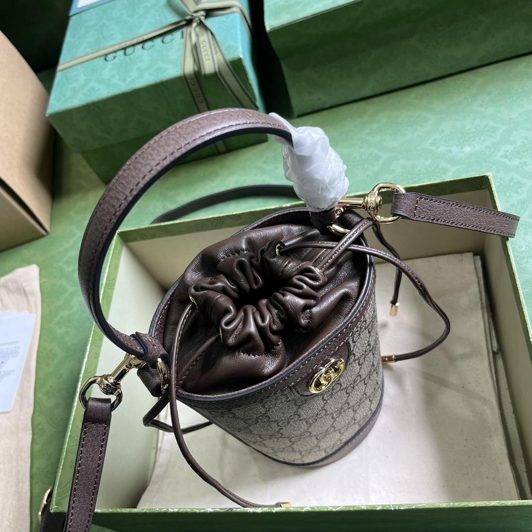 Gucci Ophidia Mini Bucket Bag  (11.5-20-8cm) - DopestKickz