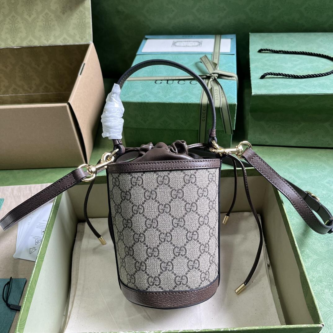 Gucci Ophidia Mini Bucket Bag  (11.5-20-8cm) - DopestKickz