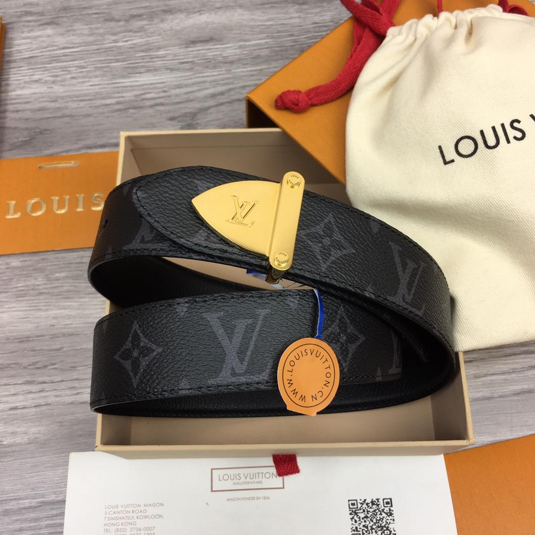 Louis Vuitton LV Trunk 35mm Reversible Belt - DopestKickz