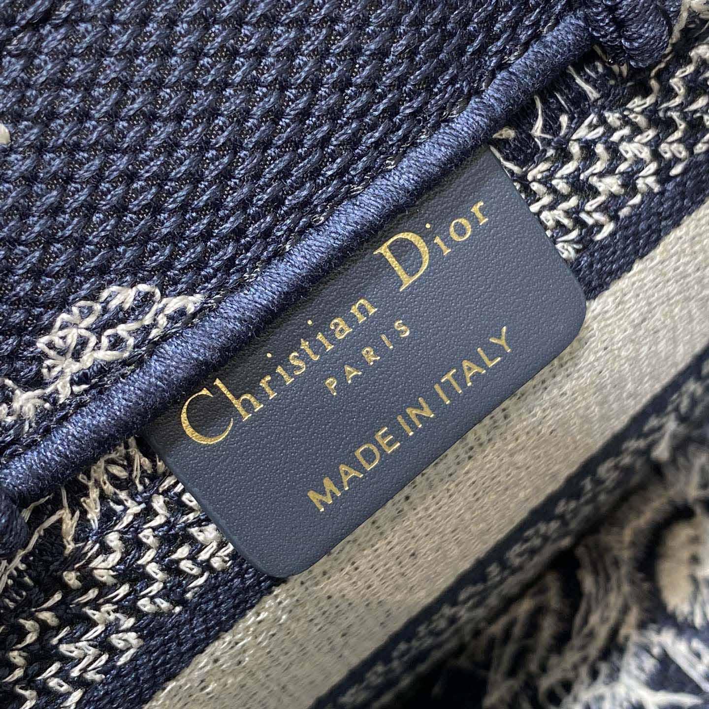 Dior Mini Dior Book Tote With Strap - DopestKickz