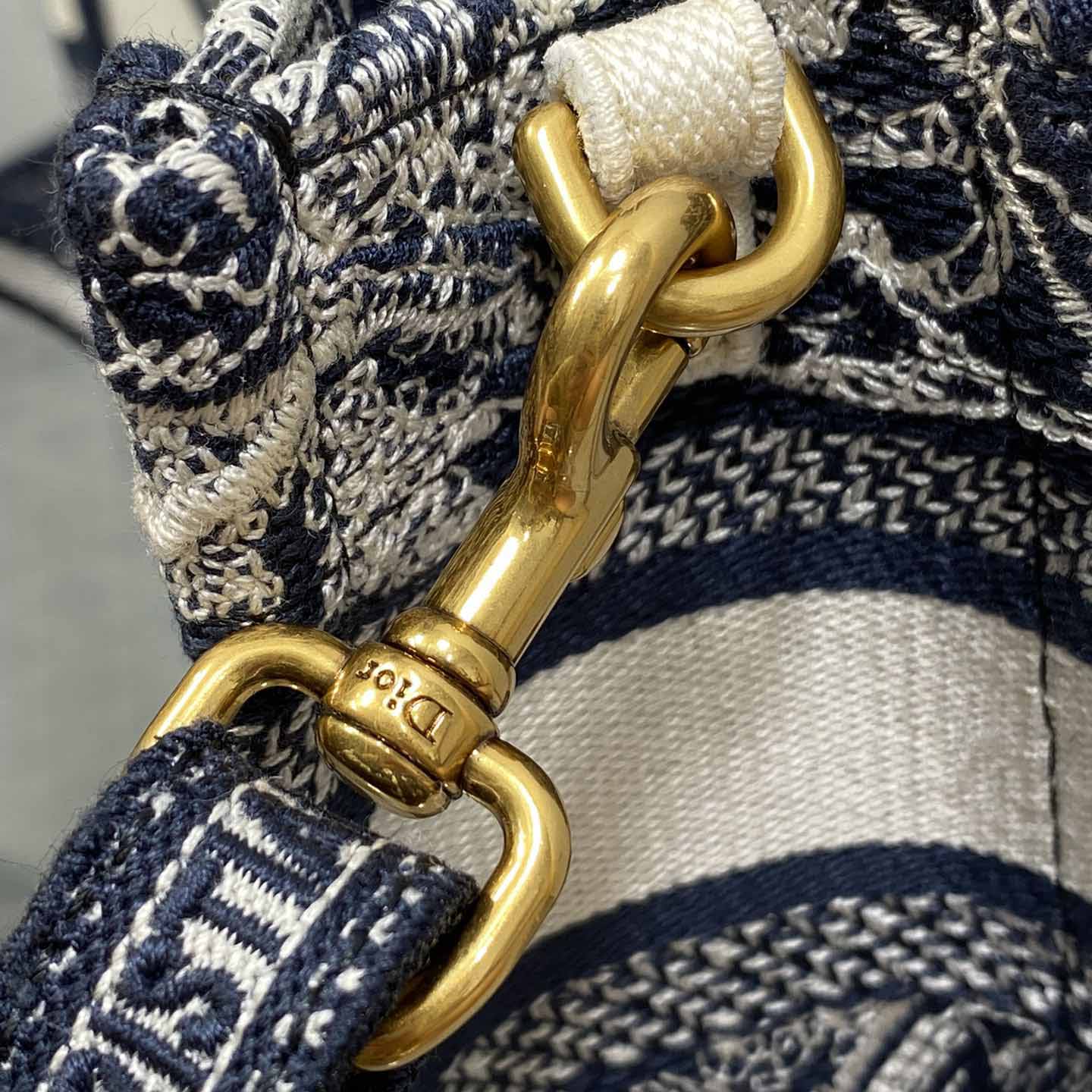 Dior Mini Dior Book Tote With Strap - DopestKickz