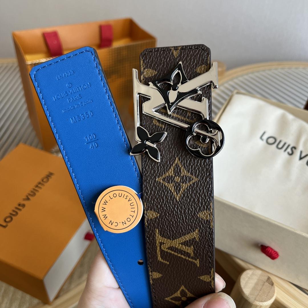 Louis Vuitton LV Blossom 40mm Reversible Belt - DopestKickz