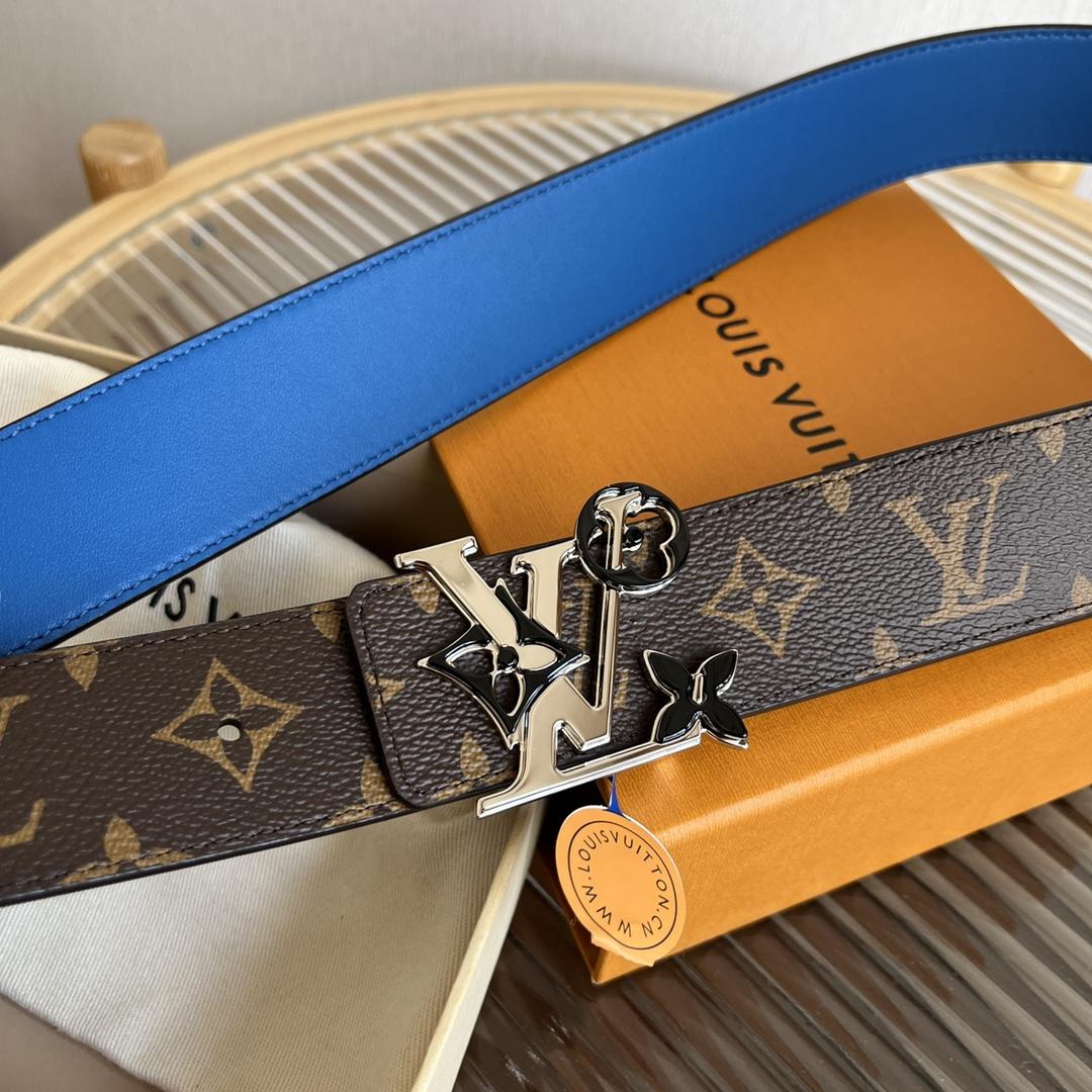 Louis Vuitton LV Blossom 40mm Reversible Belt - DopestKickz