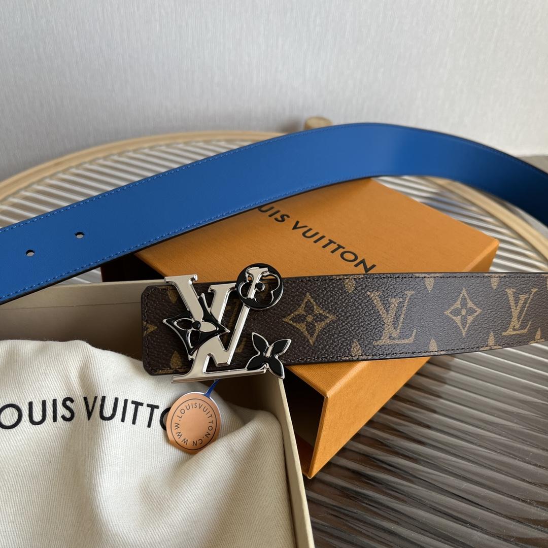 Louis Vuitton LV Blossom 40mm Reversible Belt - DopestKickz