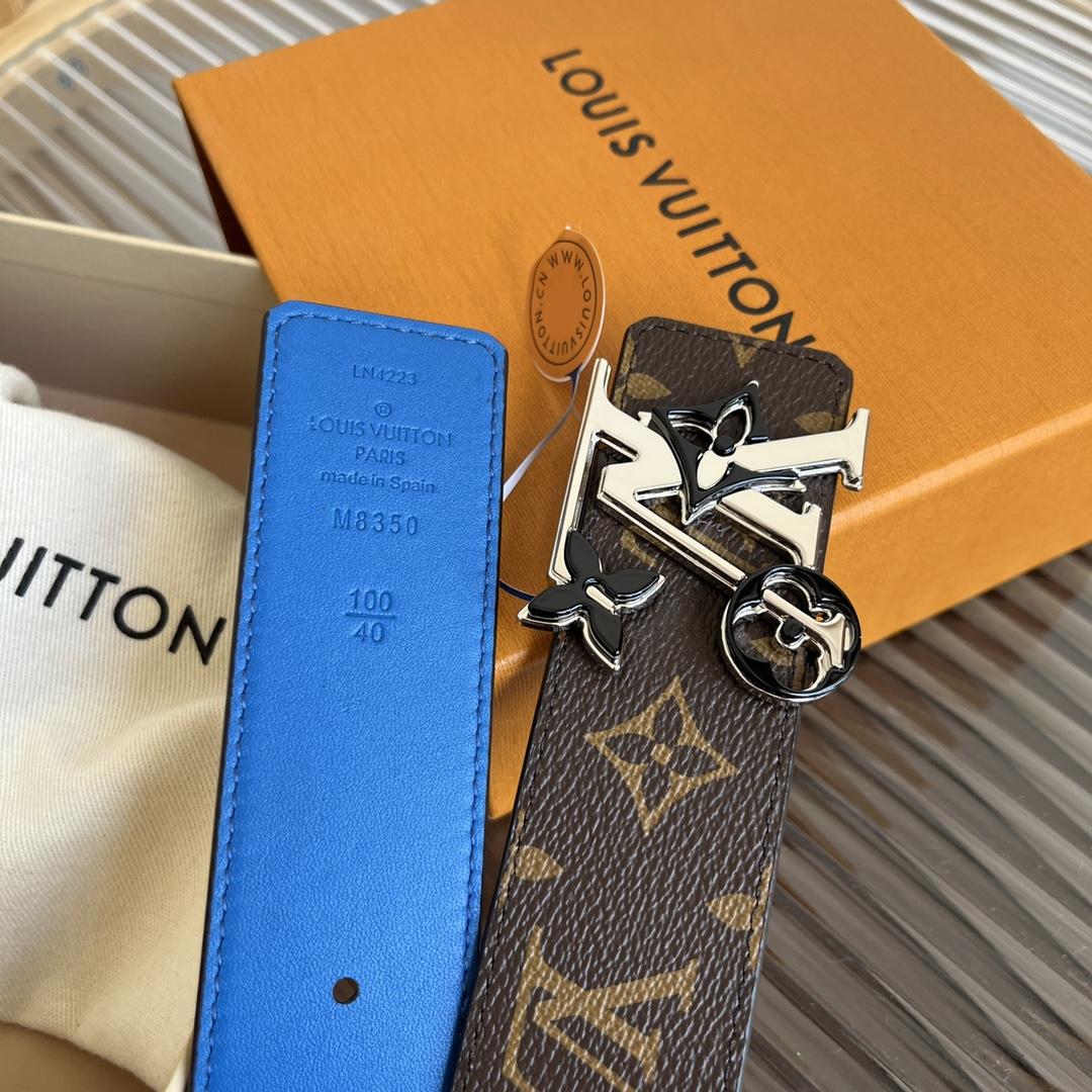 Louis Vuitton LV Blossom 40mm Reversible Belt - DopestKickz
