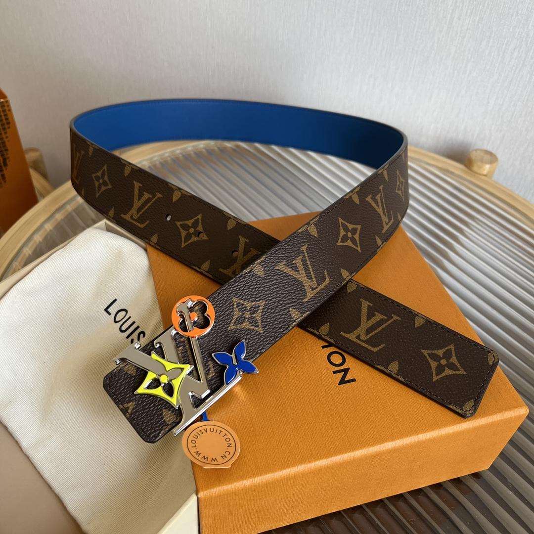 Louis Vuitton LV Blossom 40mm Reversible Belt    M8350U - DopestKickz