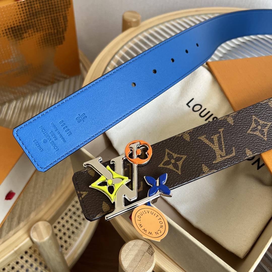 Louis Vuitton LV Blossom 40mm Reversible Belt    M8350U - DopestKickz