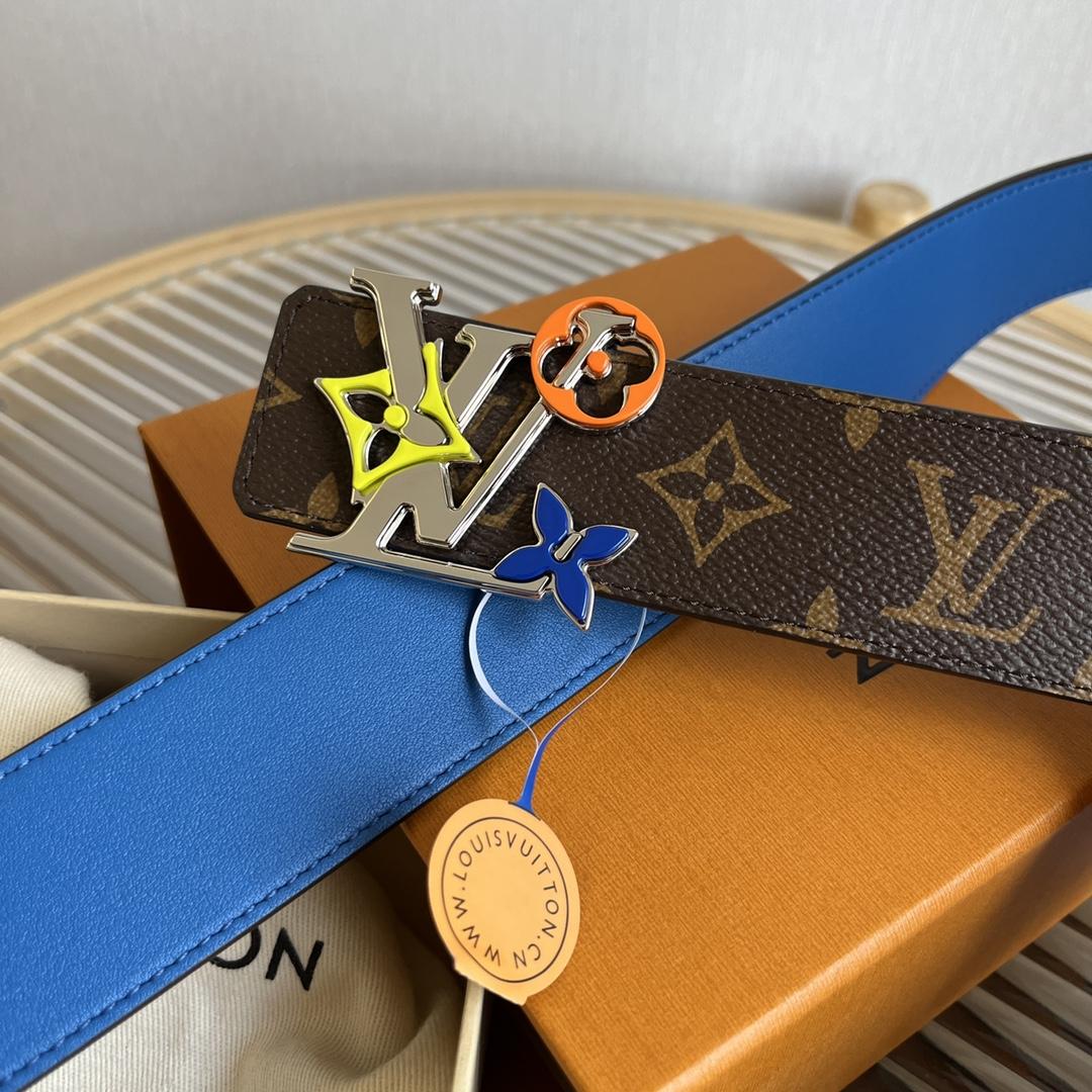 Louis Vuitton LV Blossom 40mm Reversible Belt    M8350U - DopestKickz