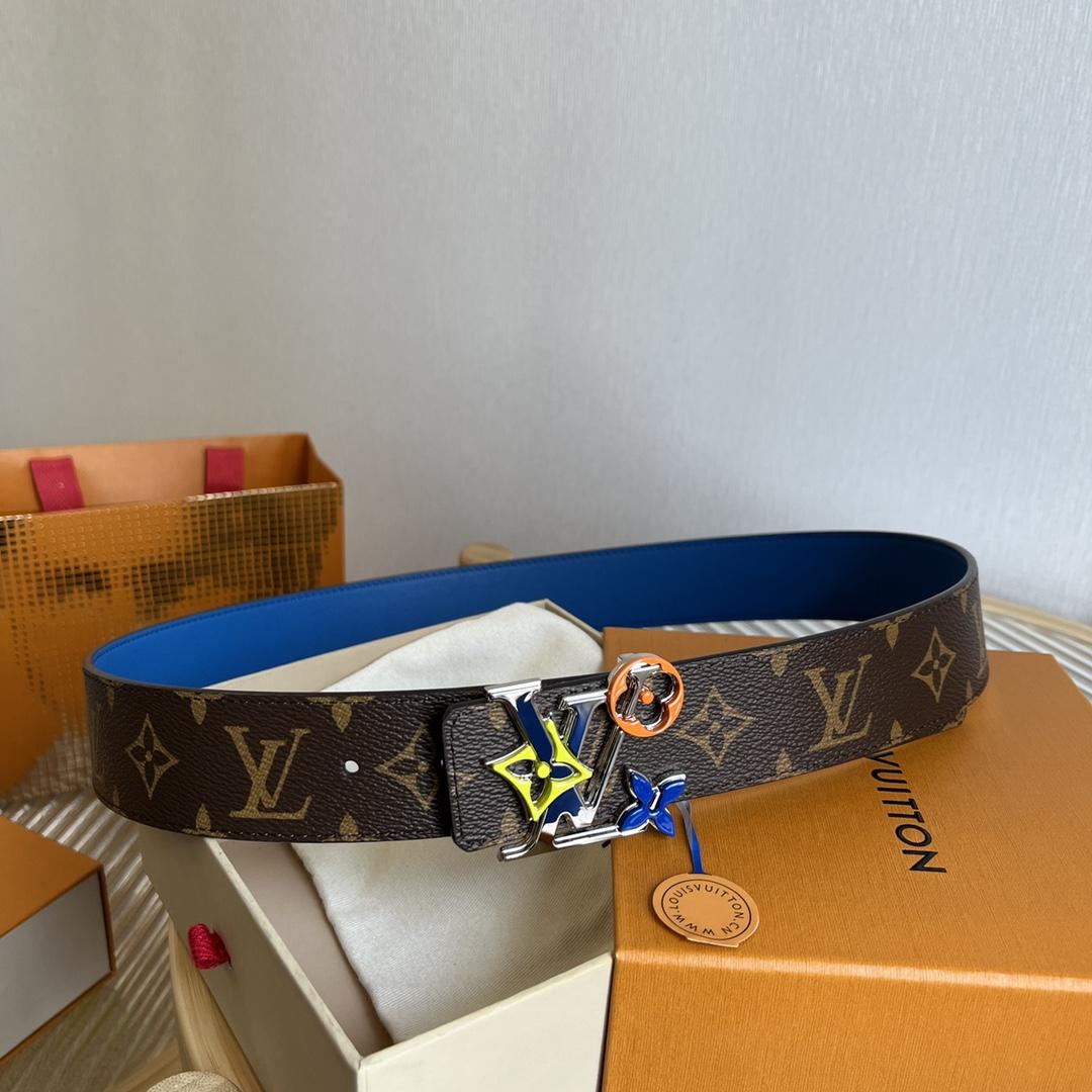 Louis Vuitton LV Blossom 40mm Reversible Belt    M8350U - DopestKickz
