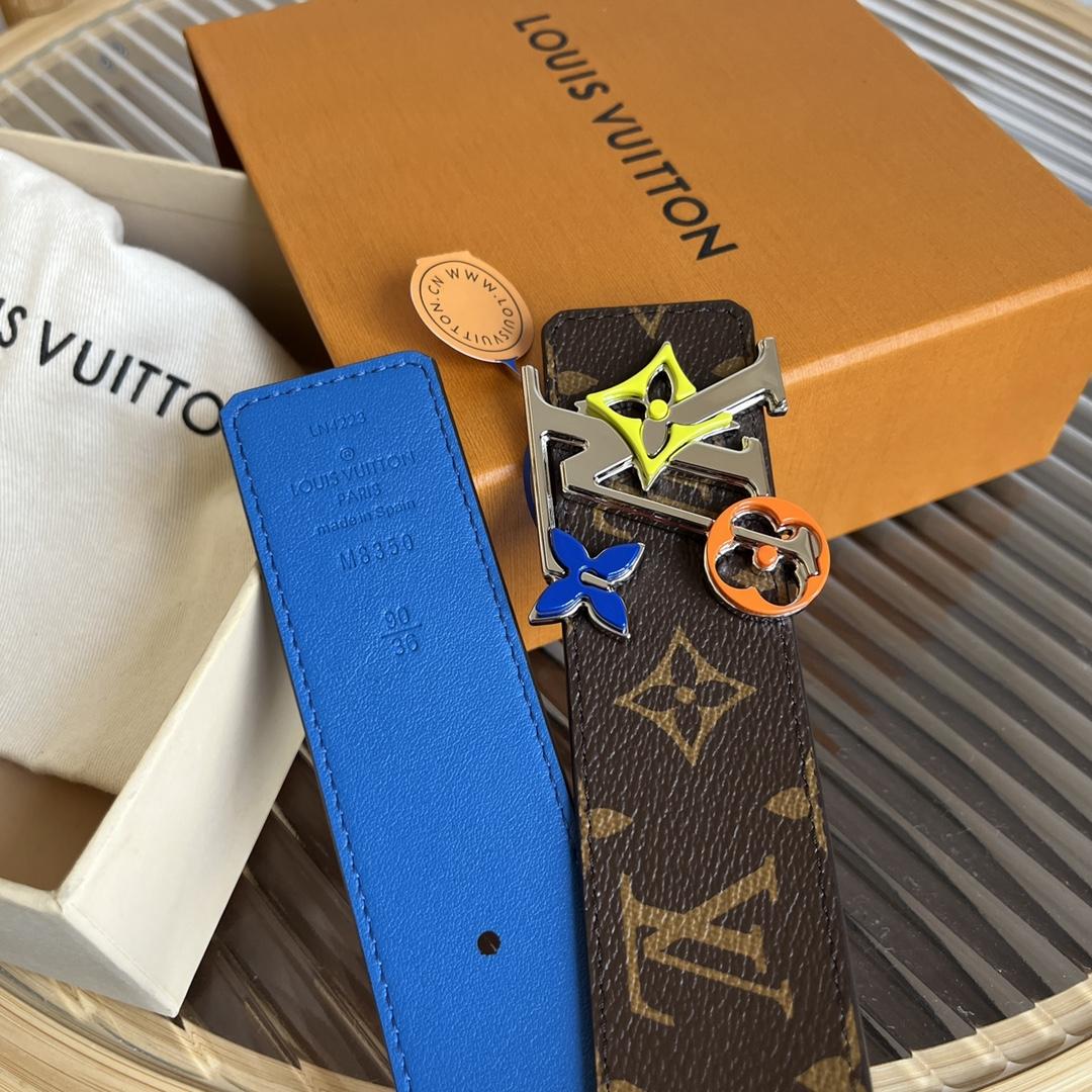Louis Vuitton LV Blossom 40mm Reversible Belt    M8350U - DopestKickz