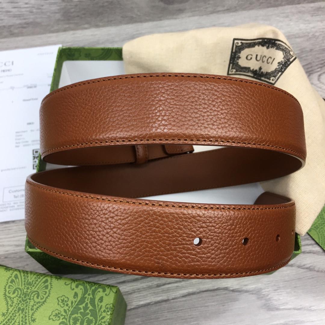 Gucci Leather Belt  35mm - DopestKickz