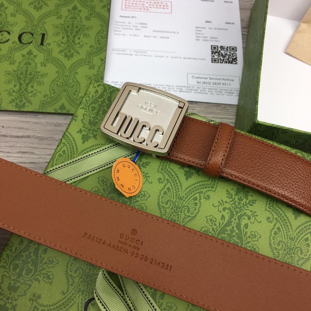 Gucci Leather Belt  35mm - DopestKickz