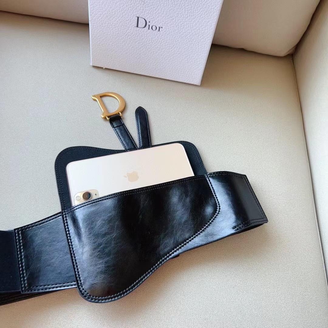 Dior Saddle Wide Waist Belt    - DopestKickz