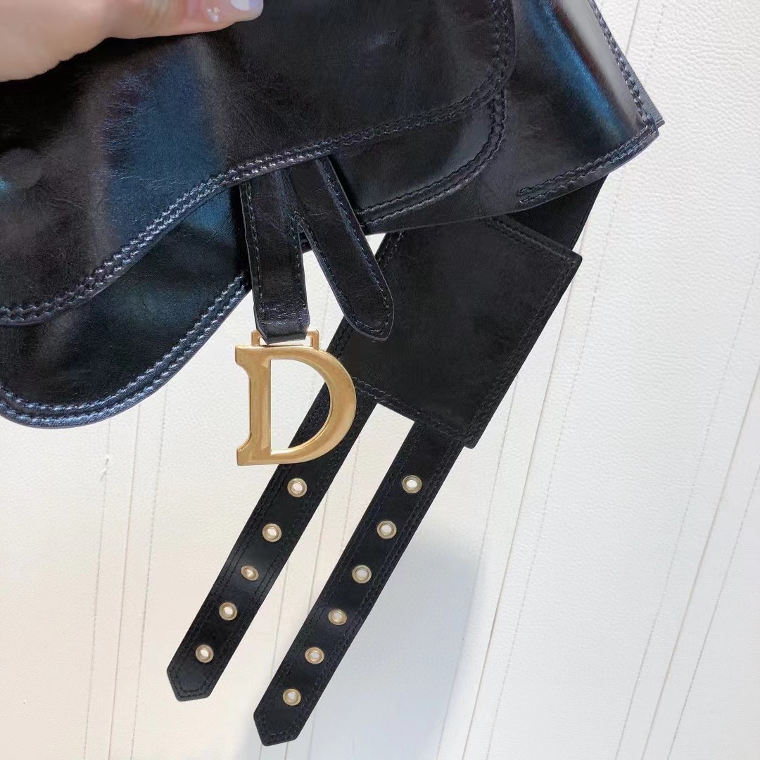Dior Saddle Wide Waist Belt    - DopestKickz