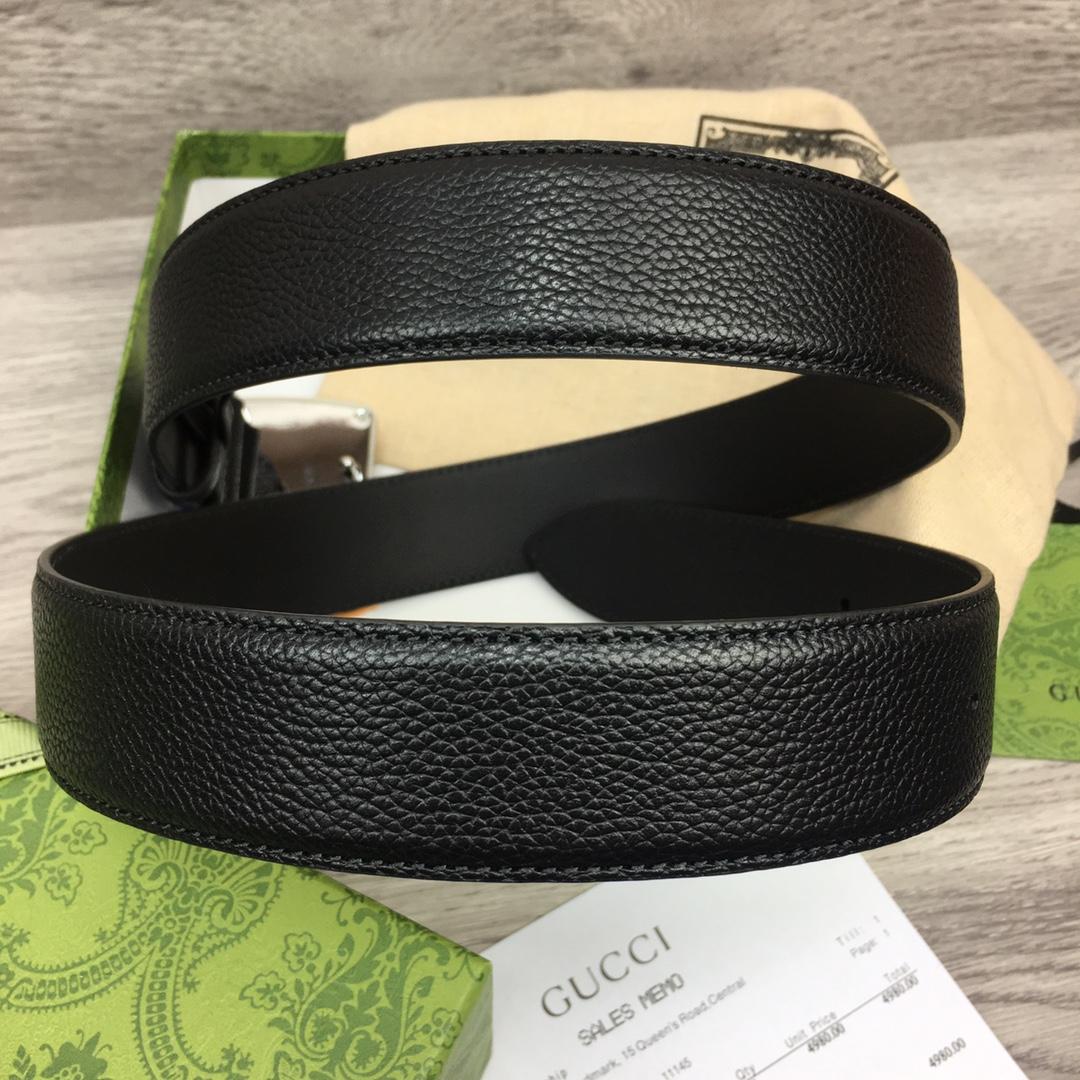 Gucci Leather Belt  35mm - DopestKickz