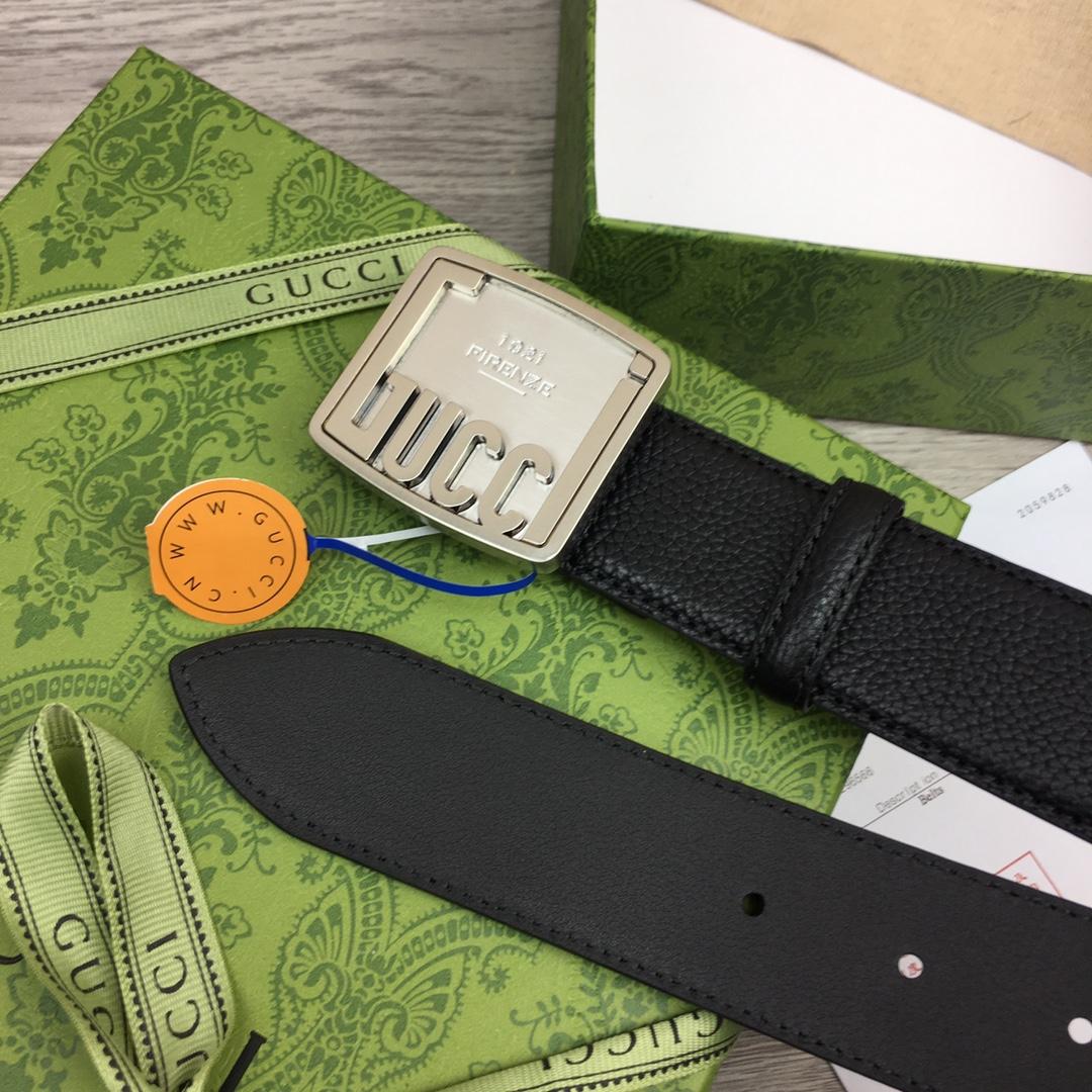 Gucci Leather Belt  35mm - DopestKickz