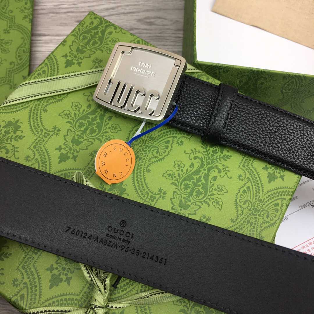 Gucci Leather Belt  35mm - DopestKickz