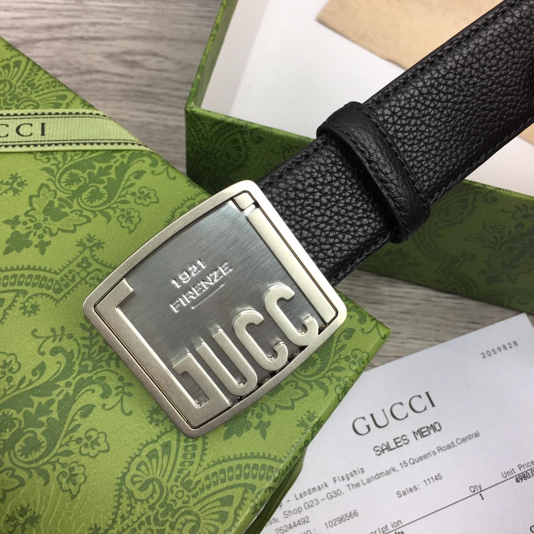 Gucci Leather Belt  35mm - DopestKickz