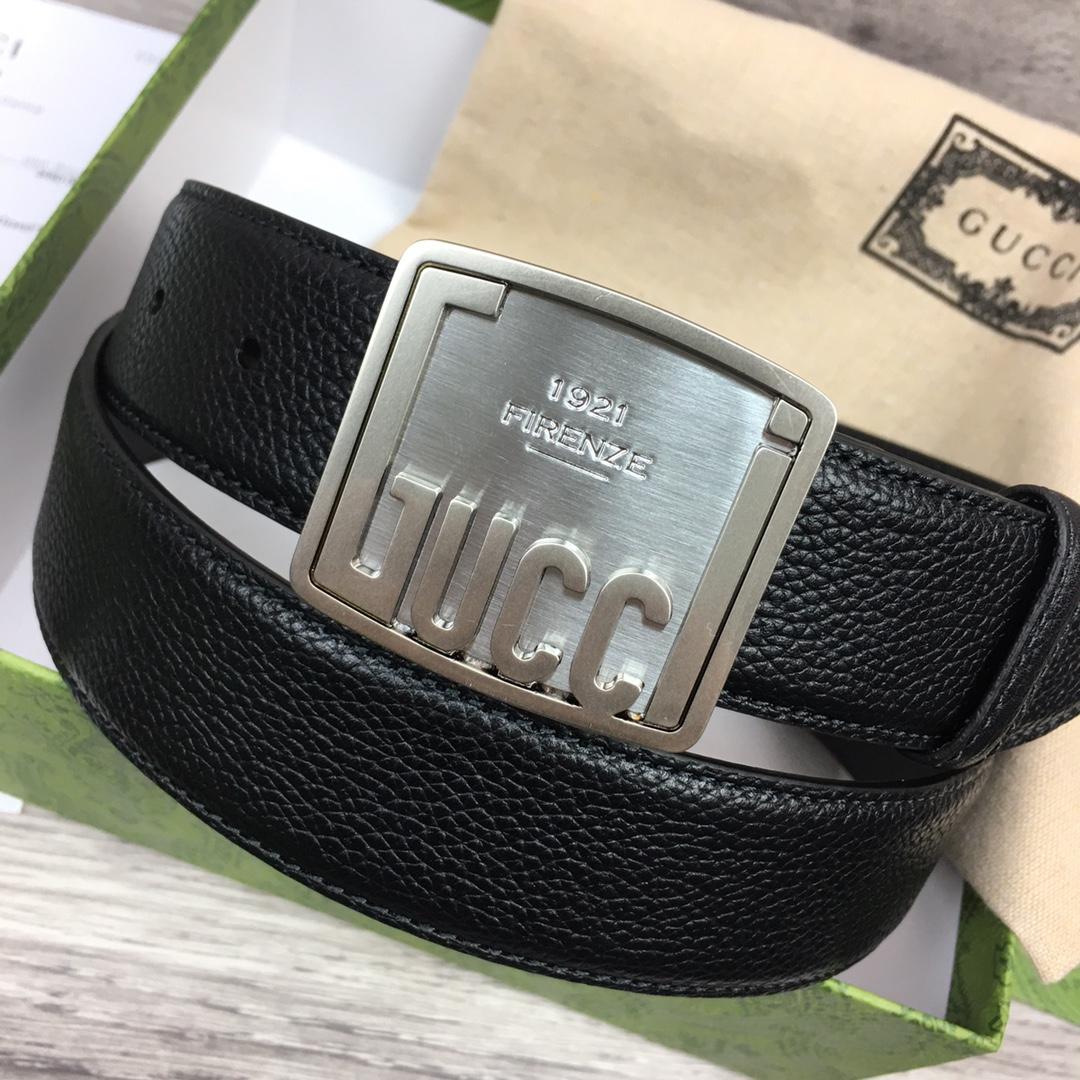Gucci Leather Belt  35mm - DopestKickz