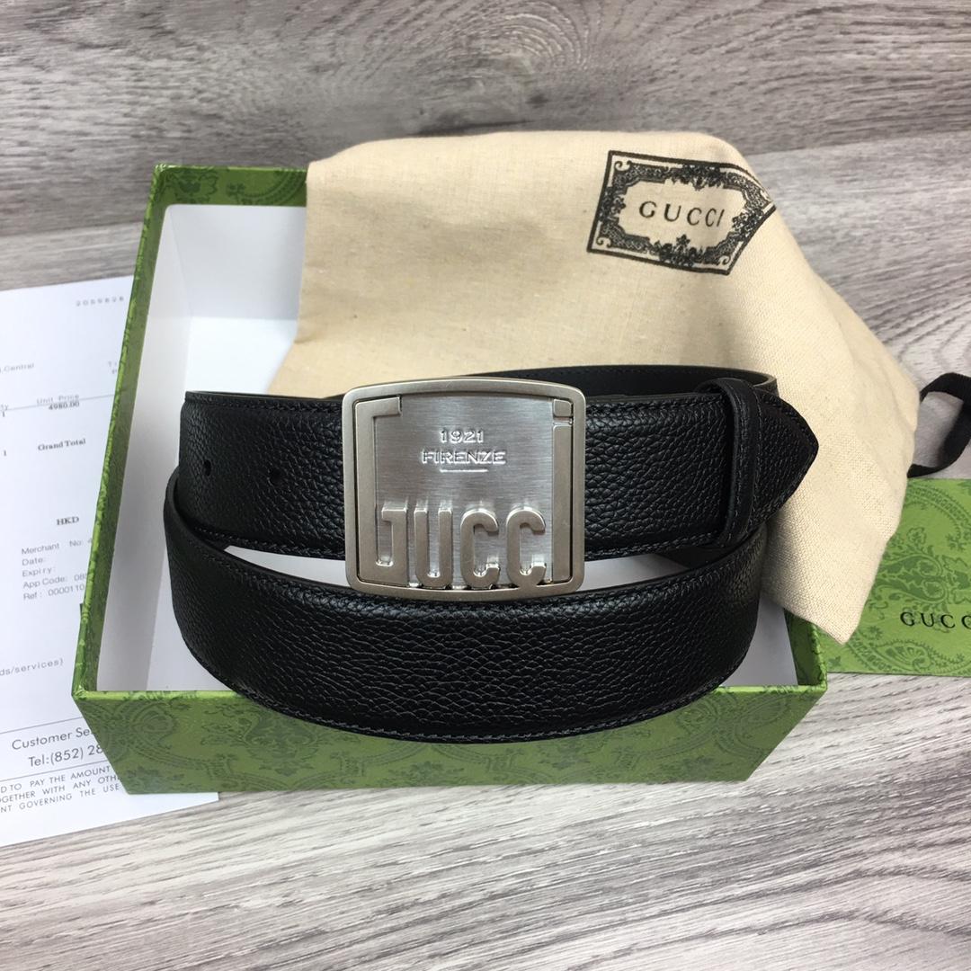 Gucci Leather Belt  35mm - DopestKickz