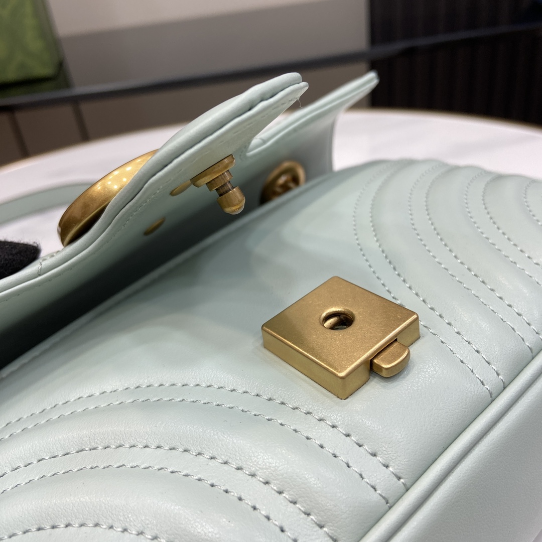 Gucci GG Marmont Matelassé Mini Bag - DopestKickz