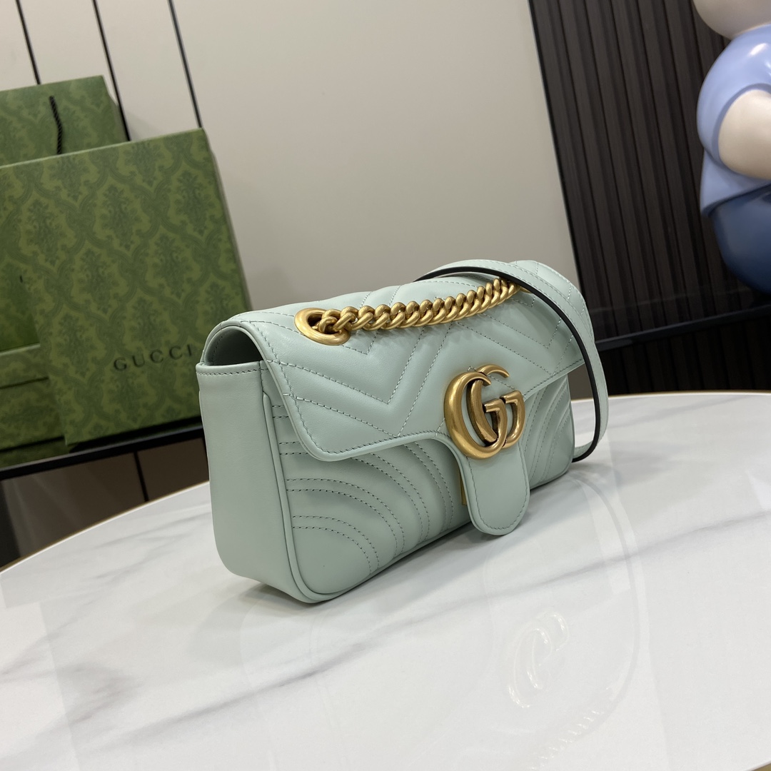 Gucci GG Marmont Matelassé Mini Bag - DopestKickz