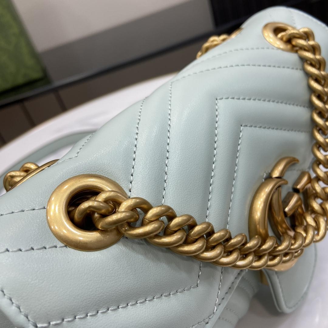 Gucci GG Marmont Matelassé Mini Bag - DopestKickz