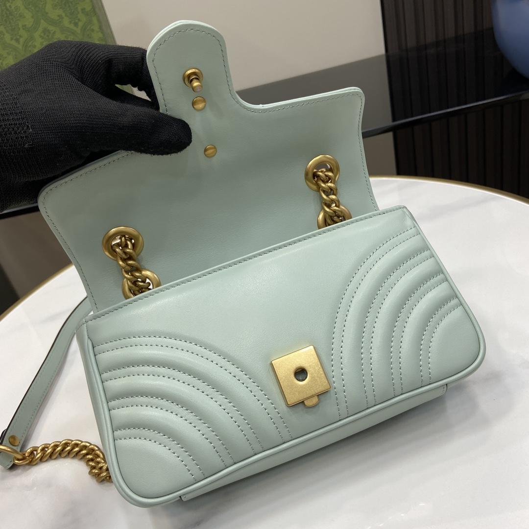 Gucci GG Marmont Matelassé Mini Bag - DopestKickz
