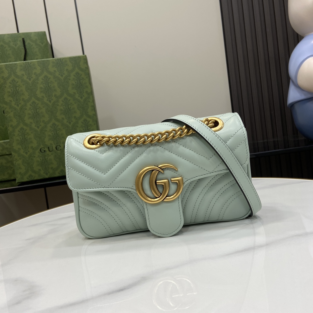 Gucci GG Marmont Matelassé Mini Bag - DopestKickz