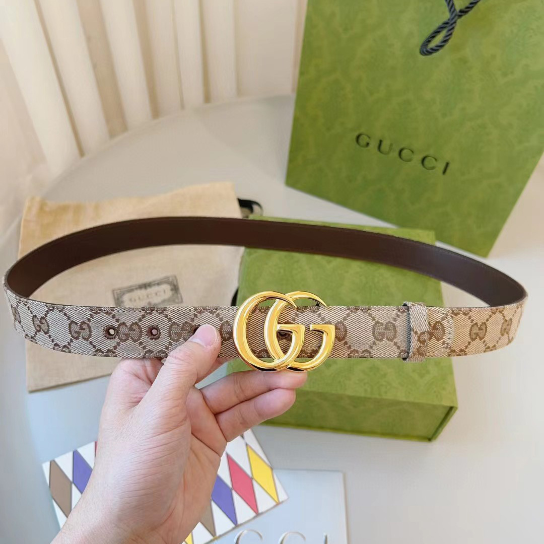 Gucci GG Marmont Reversible belt - DopestKickz