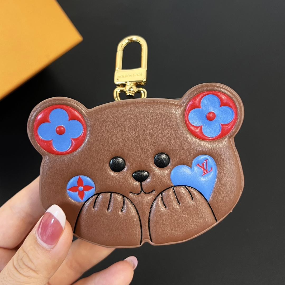 Louis Vuitton Teddy Bear Earphone Case   M01361 - DopestKickz