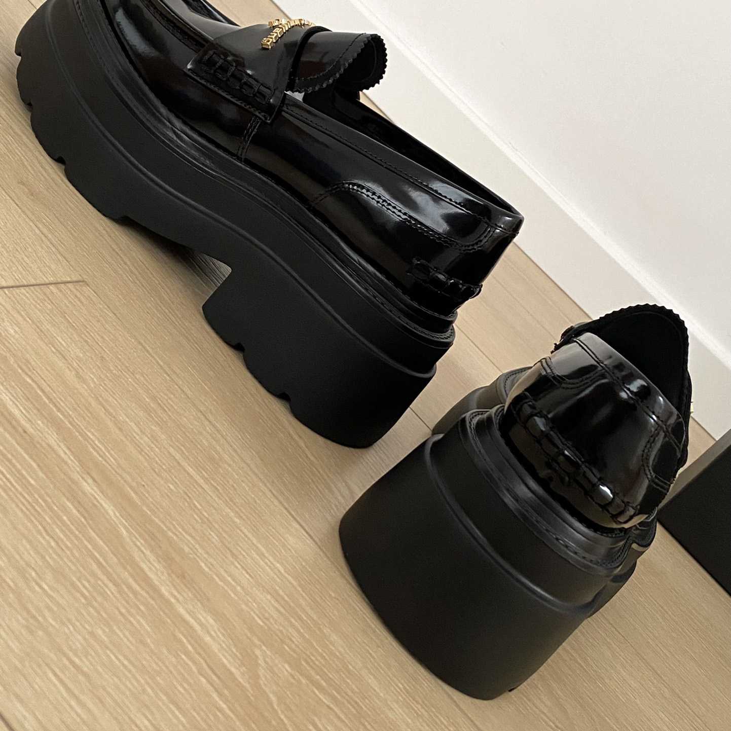 Alexander Wang Carter Platform Loafer In Leather - DopestKickz