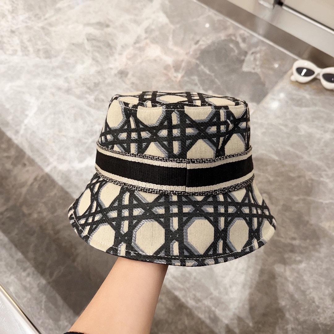 Dior D-Bobby Macrocannage Small Brim Bucket Hat - DopestKickz