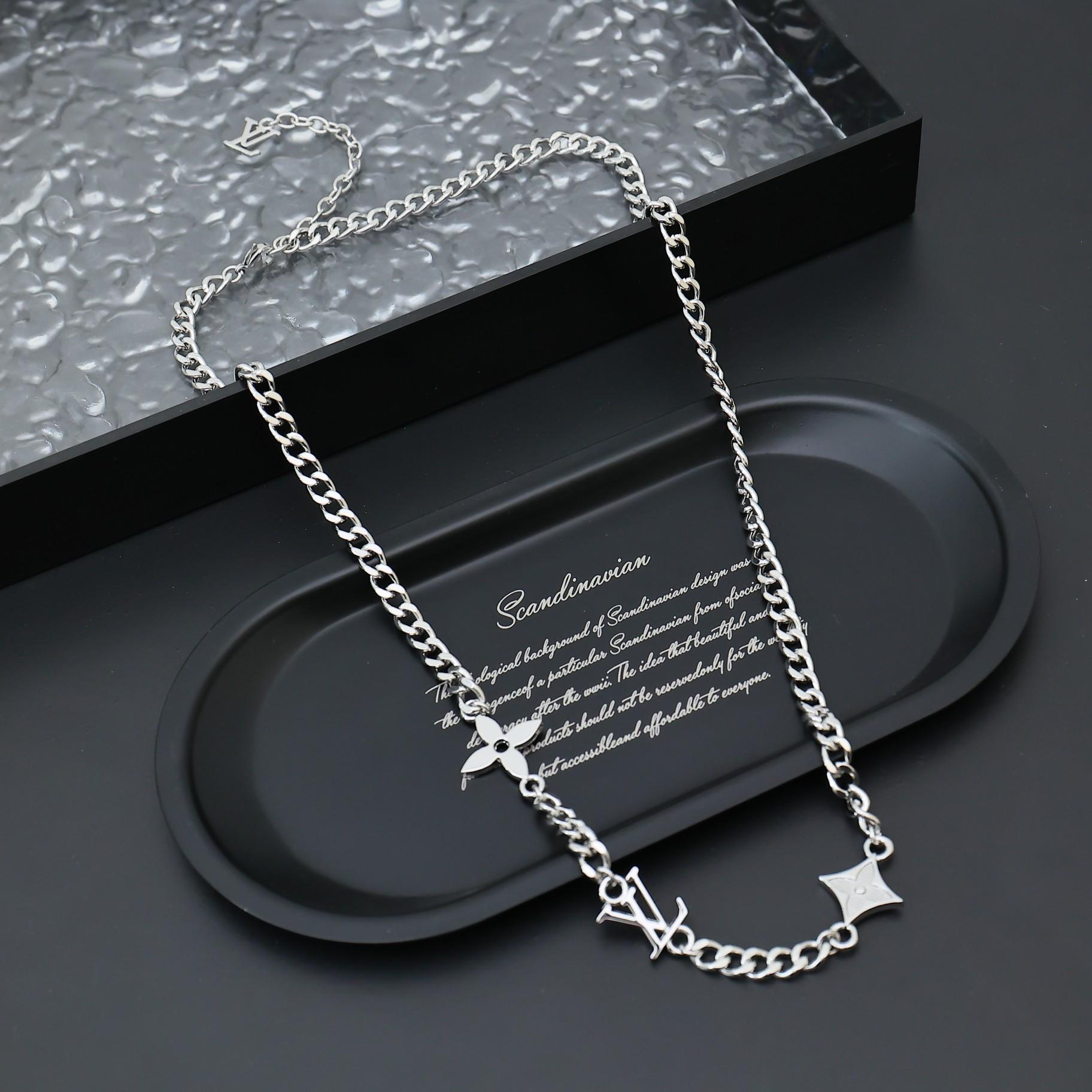 Louis Vuitton MNG Row Necklace   M01490 - DopestKickz
