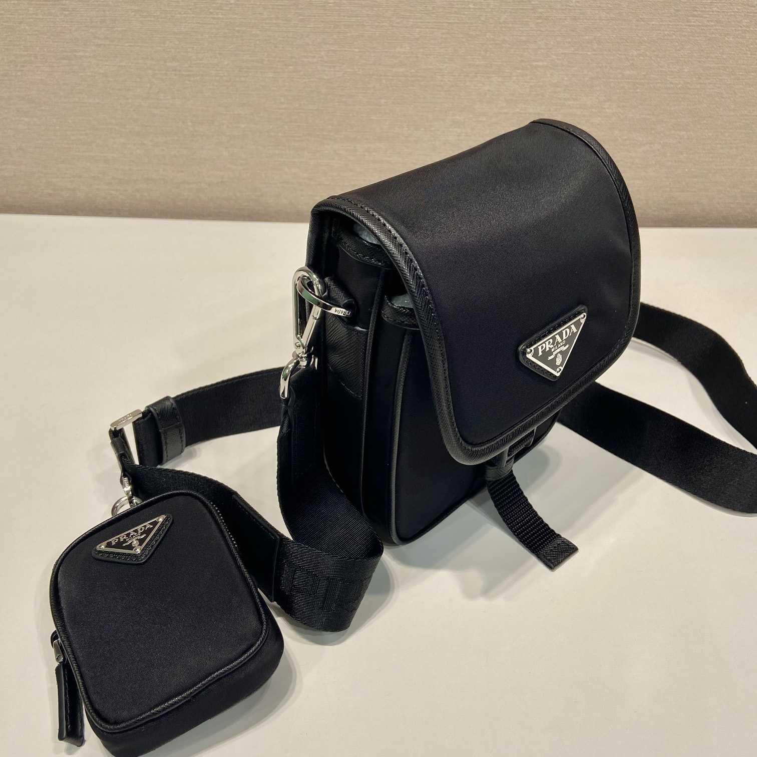 Prada Re-Nylon And Saffiano Leather Shoulder Bag - DopestKickz