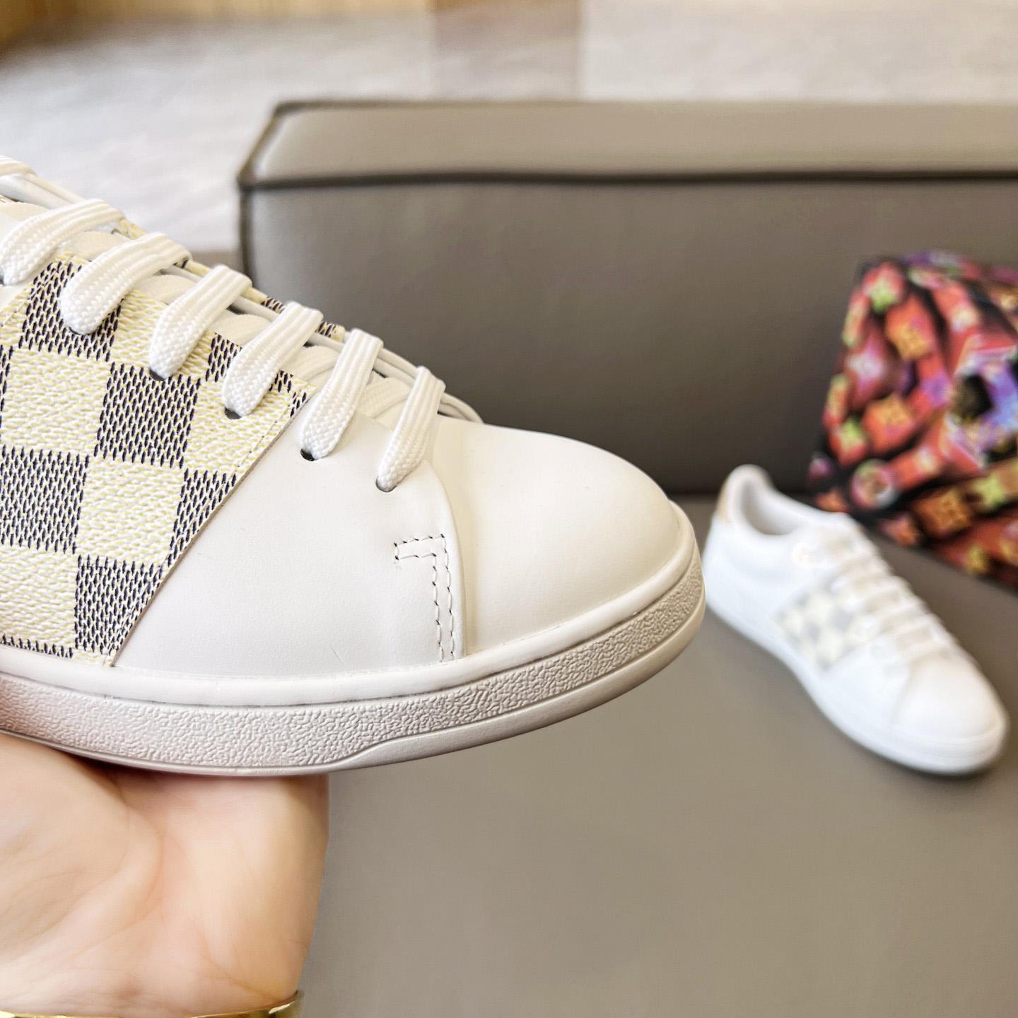 Louis Vuitton Damier Azur Front Row Sneaker - DopestKickz