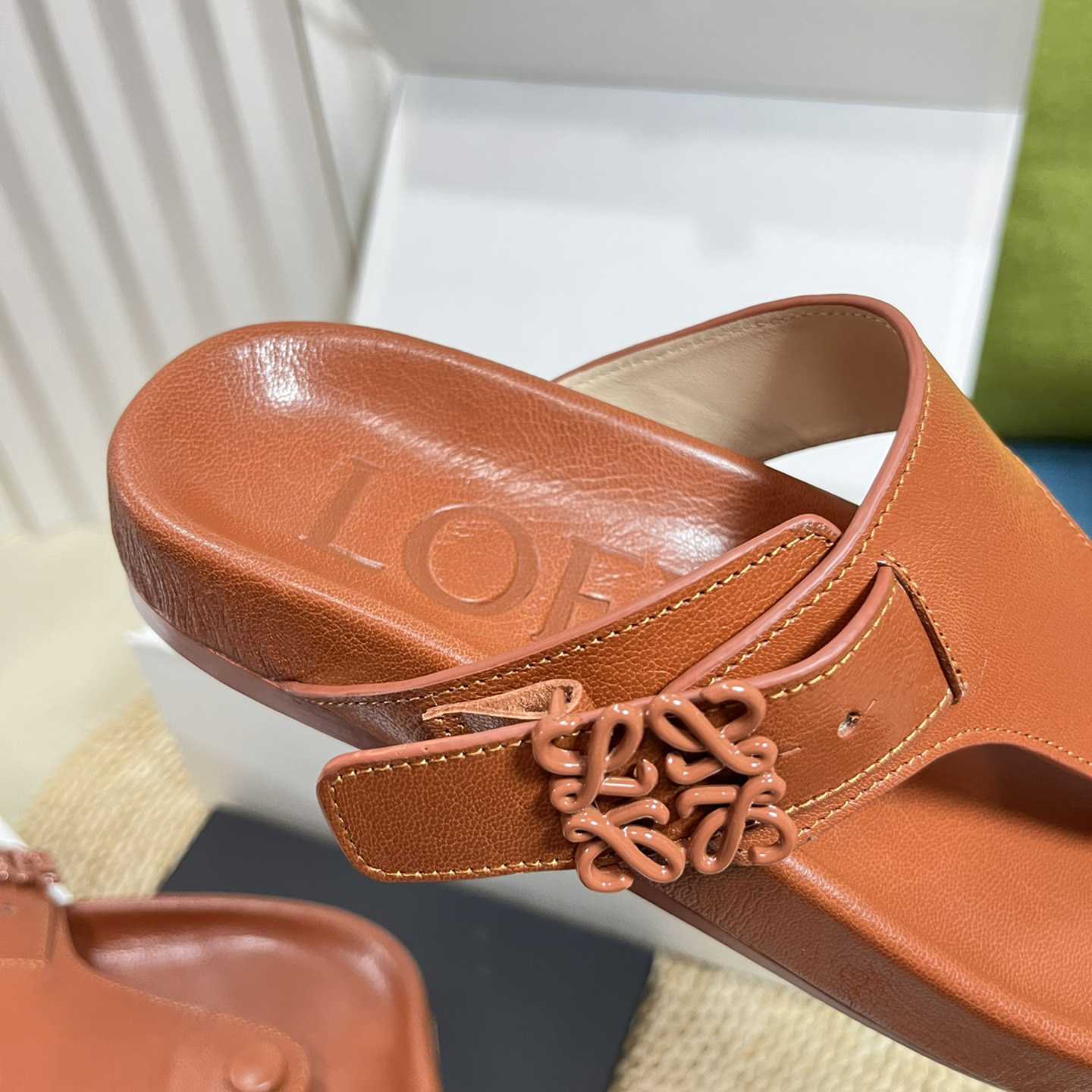 Loewe Anagram Ease Sandal In Kidskin - DopestKickz