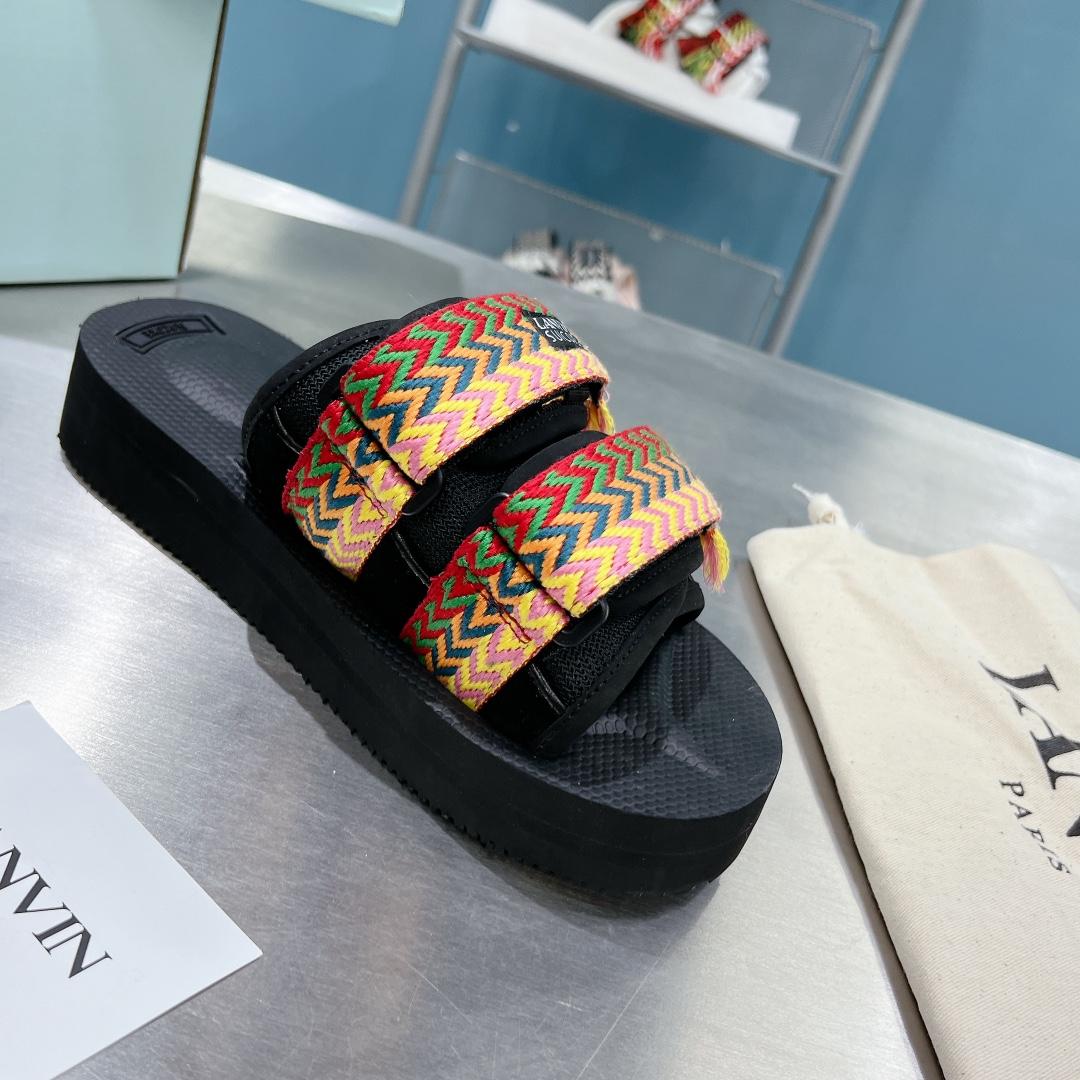Suicoke x Lanvin Curb Woven-strap Sandals - DopestKickz