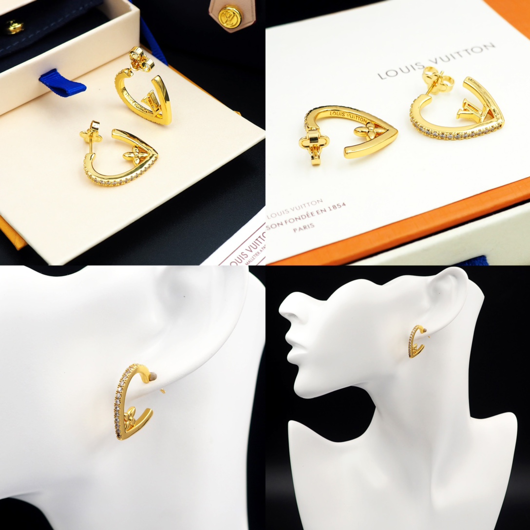 Louis Vuitton My LV Love Earrings   M01616 - DopestKickz