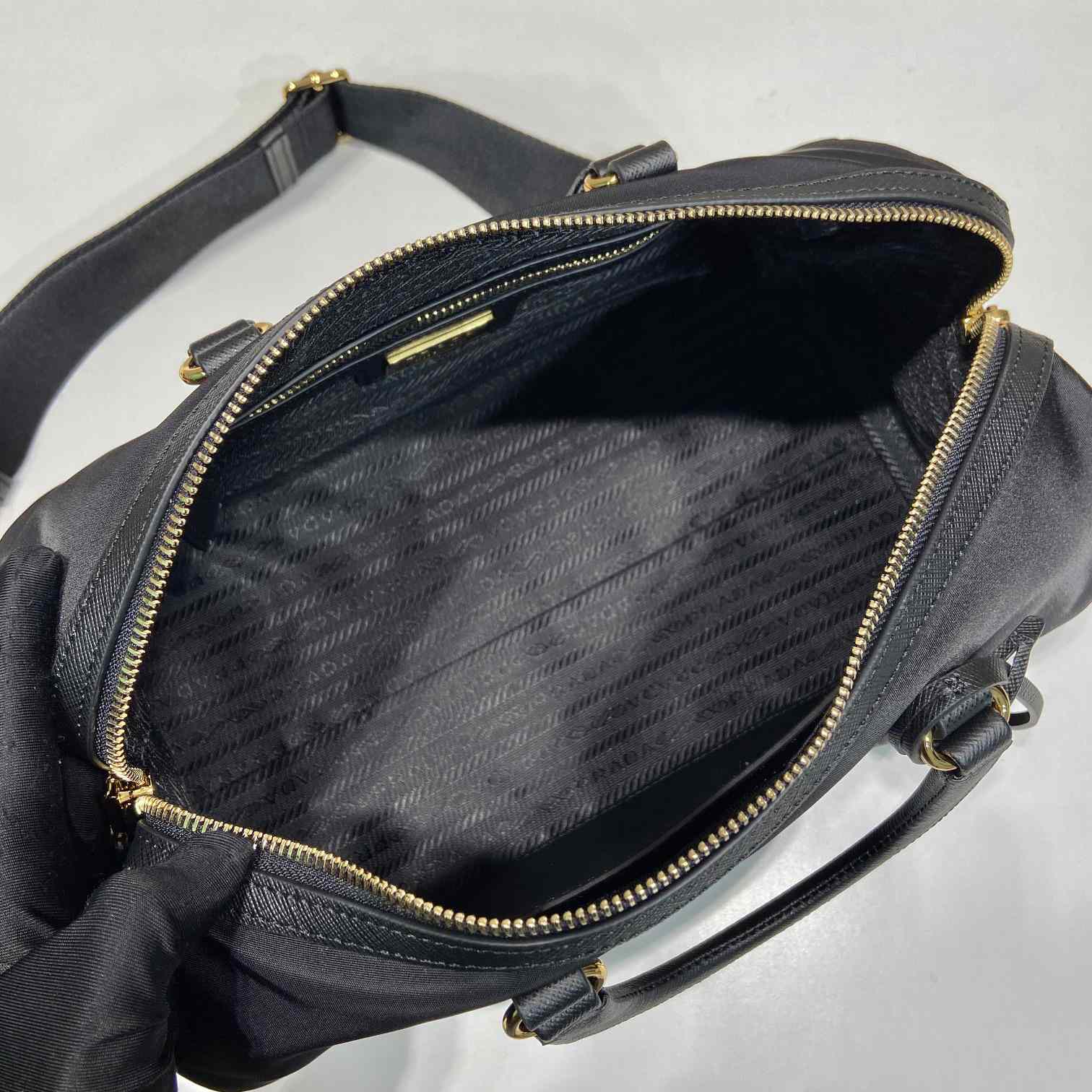 Prada Re-Edition 1978 Medium Re-Nylon And Saffiano Leather Top-handle Bag - DopestKickz