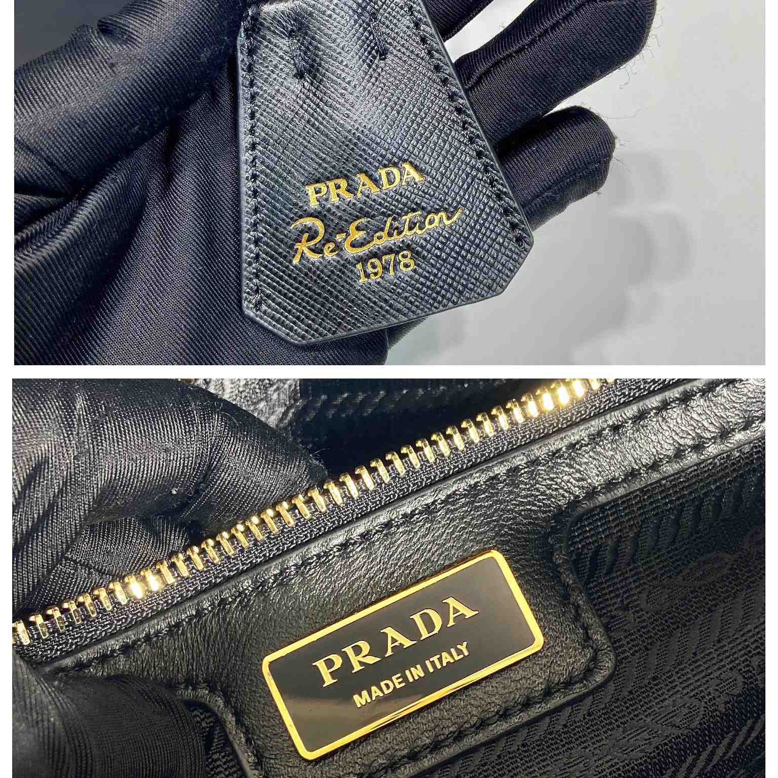 Prada Re-Edition 1978 Medium Re-Nylon And Saffiano Leather Top-handle Bag - DopestKickz